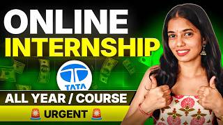 TATA FREE Online Internships with CERTIFICATE | How to Apply | Open to All 🔥✅