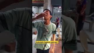 hygienic pani puri machine #shorts #indianstreetfood