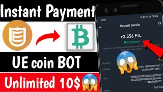 Instant 10$ Unlimited 😱 UEcoin miner bot withdrawal | 100% Working withdrawal trick 🔥