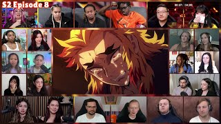 Demon Slayer: Kimetsu no Yaiba Season 2 Episode 8/1 Reaction Mashup | 鬼滅の刃