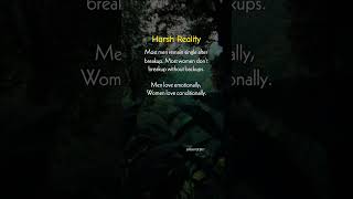 Harsh Truths of Love 💔🔥 | Men vs Women#BreakupReality #MenVsWomen #LoveTruth