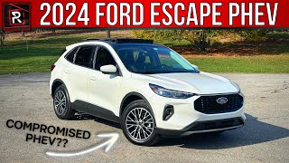 The 2024 Ford Escape Is A Promising Plug-In Hybrid SUV That Lacks All-Weather Grip