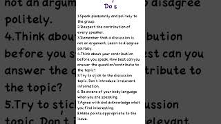 How to Survive a Group Discussion (Do's & Don'ts)