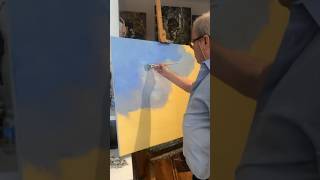 Decided to do a Timelapse today “Three Ships” | 36x48 oil on canvas #artist #oilpainting #seascape