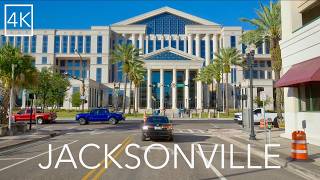 Jacksonville Florida City Drive 4K -  Driving Florida's Largest City - Jax
