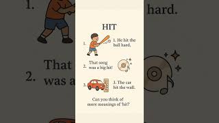 different uses of "hit"