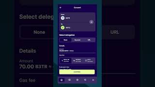 VeWorld: how to convert B3TR and VOT3 in a few seconds! #VeChain #VeBetter