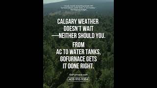 Calgary weather doesn’t wait—neither should you. #CalgaryHVAC #GoFurnace