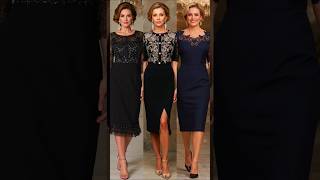 Black Midi Dresses | Elegance in Motion 💃 #shorts #fashion #design #style #beauty #aifashion #ai