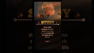 STUDY 🎖️|| APJ Abdul Kalam motivational quotes 💫💯❣️✨🥀...