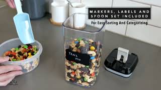 Chef's Path 7 Pack Food Containers (Demo Video by Video Telepathy)