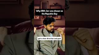 Why 26th Jan was chosen as the Republic Day #republicday #history #historyofindia