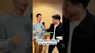 I played BEAN BOOZLED with Asa Butterfield #asabutterfield