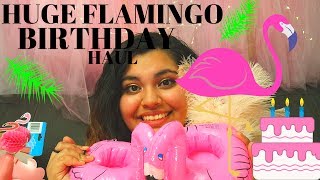 HUGE FLAMINGO HAUL 🏝🛍| BIRTHDAY ADDITION