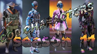 Call of duty mobile game Characters Season 11 || COD Mobile || Season 11 || F & F TV