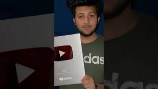 Thankyou everyone for this -SILVER PLAY BUTTON | ROCK D