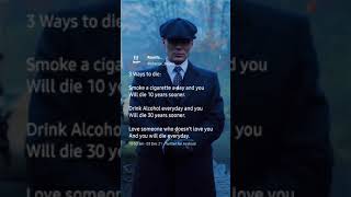 3 best way to die(try to understand)#boysquotes #shorts