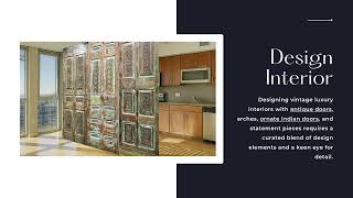 Vintage Architectural Design, Rustic Luxury Interiors  Mogulinterior