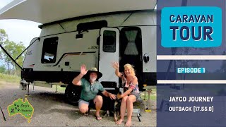 Caravan tour, new Jayco Journey Outback 17.55.8, PopTop Model 2021