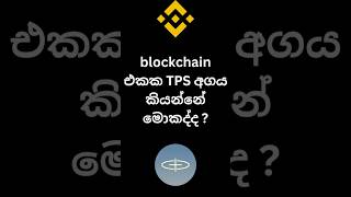 blockchain එකක TPS අගය කියන්නේ මොකද්ද ? | Binance | Sophon