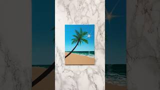 “Endless Paradise“ Easy painting idea for beginners #paintingtutorial #art #acrylic