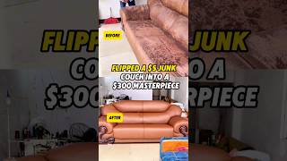 Flipped a $5 Junk Couch Into a $300Masterpiece#diy #sold #revamping #makemoney