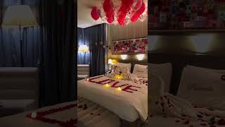 Romantic room decoration for wife| romantic room decoration| romantic decoration for birthday|