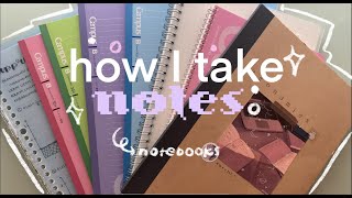 how i take notes 📚 | materials i use and tips to write fast notes