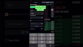 How to trade on bybit #crypto #bybit