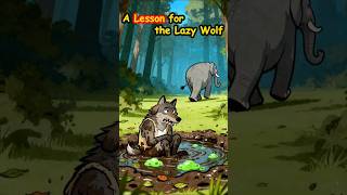 The Lazy Wolf Who Took Kindness for Weakness | Short Moral Story for Kids #kidsstory #moralstories
