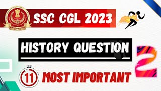 TOP 11 HISTORY QUESTION  🔥🔥|| SSC HISTORY IMPORTANT TOPICS 😳🤯 || part 2|| #ssccgl #exam #history