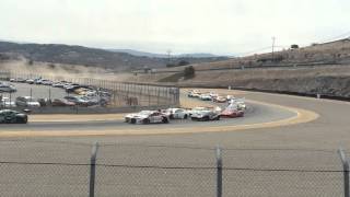 Pirelli World Challenge race start at Mazda Raceway Laguna Seca