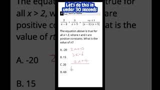 This HARD constants is actually pretty easy | SAT Study #satprep #satmathtestprep #satmathhacks