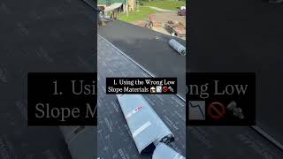 ❌🏠 Top 3 Flat Roofing Mistakes to Avoid: #FlatRoof #RoofingMistakes #LowSlopeRoof #roofing101