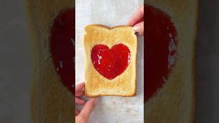 Easy Jam Heart Toast Hack ❤️