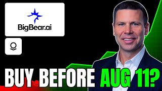 BigBear AI | 8月11日までに買うべきか？ | 次のPalantir Technologies？ | BBAI株 $PLTR $BBAI #ai