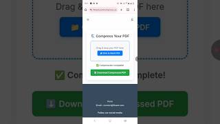 Compress PDF online