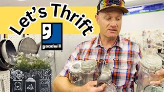 50% Off At Goodwill!  Thrift With Me At 4 Thrift Stores For Home Decor