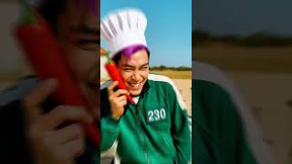 Thanos Cooked Something 😂✅️#funny #squidgame #thanos