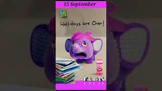 COVID19 Holi days are Over || 15 september school open funny video || Funny Video || F & F TV