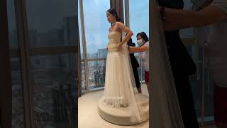 Custom-making my reception dress 🤍 #weddingdress #2025bride #weddingdressinspo #2026bride