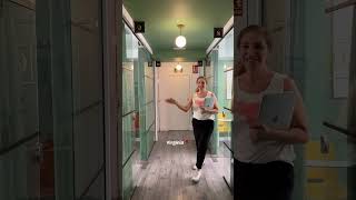 Our profes looking very cutesy today 🍎#teacherootd #studyabroad #studyinspain #madrid #madridschool