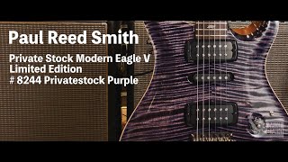 Paul Reed Smith Private Stock Modern Eagle V Limited Edition # 8244 Privatestock Purple