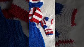 knitted baby rompar dress #knittig #crochet #qalbi fil madina# pakistan