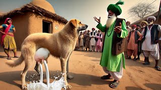 Hindu Gaon mein Kutta Doodh Dene lga | phir Karam Din Baba ne kya kiya? Jadui kutte ki kahani| Dog