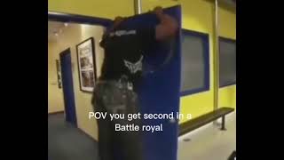 You get second in battle royal