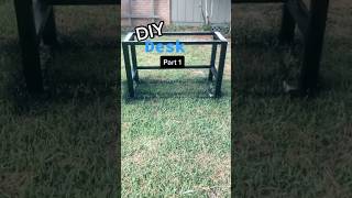 DIY desk that you can build too! #diydesk #diyhome #woodworking