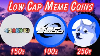 5 low cap meme coins that could BOOM during the bullrun (Part 2)