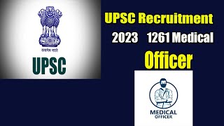UPSC MADICAL OFFICERJOBS/ EXAM / UPSC / JOBS / #INDIA #telangana #UPSC #MADICAL #officer