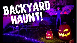 Halloween 2024: MORE PROPS! Backyard Takeover 🎃